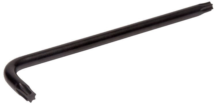 Llave Allen Torx pavonada